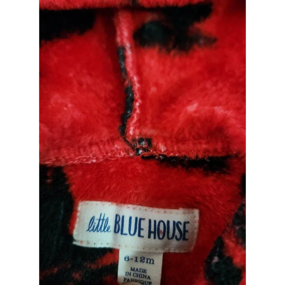 Little blue house fleece snowsuit bunting size 6-12M